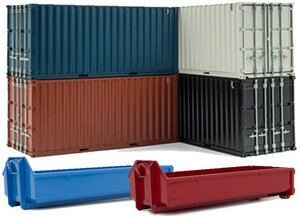 (HAKENLIFT-)CONTAINER