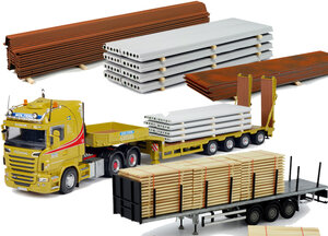 Cargo Freight Trailer Filling & Goods