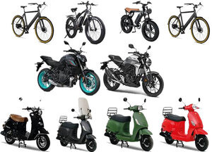 Bicycles, Scooters and Motorcycles