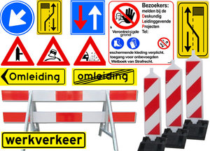 Werk / Verkeersborden