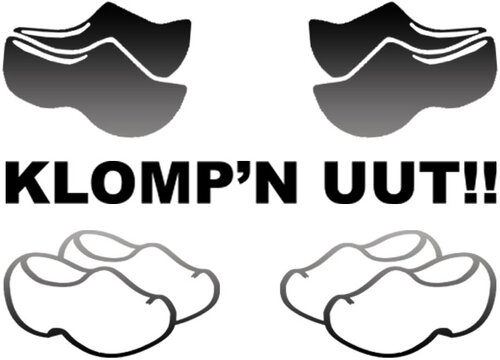 KLOMPEN UUT Pré-Cut Decals