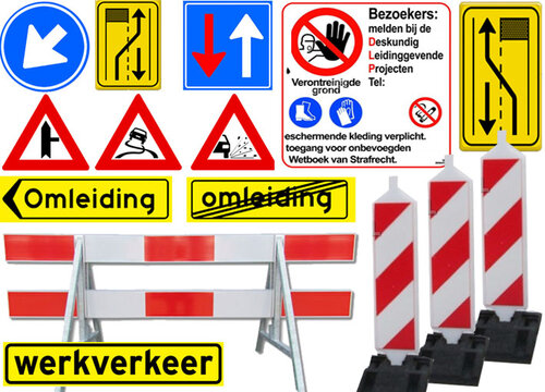 Verkeer- & Terrein Pré-Cut Decals