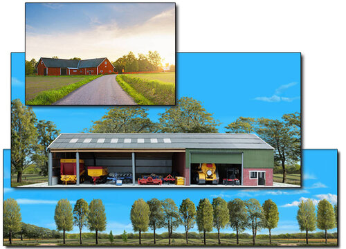 Landschaps posters assortiment 1:32 - 1:35