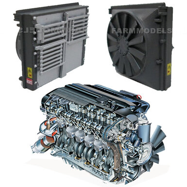 Engine Block & Radiator