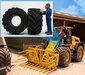 Ø 50.5 x 25.5mm: JCB 435S: 2x Brede banden perfect passend op de JCB 435S originele velgen 1:32