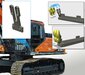 Klompensteun, past op Treeplank - Walkway  VOLVO GRIJS SEMI-GLANS Gespoten ZONDER KLOMPEN  1:32   