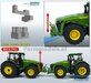 BOUWKIT: John Deere 8R 410 VOORAS VERHOOG SET, RESIN BLANK geleverd 1:32    Farmmodels Premium Line Series