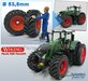 Ø 53.8 x 22.5 mm: Fendt 828 FACELIFT: 2x Brede Banden + ALUMINIUM velgen FENDT ROOD gespoten  1:32    Farmmodels Custom Line Series