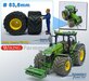Ø 53.5 x 32.3 mm: JD 7310R: 2x Michelin Mega X Bib Banden + ALUMINIUM velgen JOHN DEERE GEEL gespoten   1:32    Farmmodels Custom Line Series
