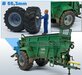 Ø 66.3 x 28.5 mm: Tebbe MS 140: 2x Trelleborg Brede Banden + RESIN velgen BLANK geleverd 1:32    