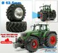 Ø 62.5 x 27.7 mm: Fendt 924/ 926/ 930 Gen II & Gen. III: 2x Brede Banden + ALUMINIUM velgen BLANK 1:32 Farmmodels Custom Line Series 926/ 930 Gen II en Gen. III 1:32  