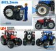 Ø 52.3 x 24.2 mm: CASE 260/ NH T7.300/ STEYR 6280 UH: 2x Brede Banden + ALUMINIUM velgen BLANK geleverd 1:32 Farmmodels Custom Line Series  
