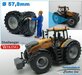 Ø 57.8 x 25.2 mm: CHALLENGER 1050 Wiking: 2x Vredestein Traxion 750/65 R34 Banden + KUNSTSTOF Velgen ALU-METALIC gespoten 1:32 Farmmodels Custom Line Series