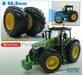 Ø 68.5 x 32 mm: JD 7310R: 2x Vredestein Traxion Banden + JD GEEL Gespoten Velgen 1:32 Farmmodels Custom Line Series
