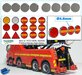 8x ACHTERLICHTEN met ALU.-CHROOM HUIS Ø 4.6mm + 9x HAMBURGER- + 4x Overige Achterlichten + 2x Driehoekreflectors, alles met HIGH GLOSS  1:32 