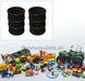 2x OPEN OLIEDRUMS, Resin ZWART GLANS gespoten geleverd 1:32