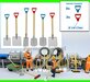 6x HANDVATEN geschikt voor houten stelen Ø 1.6-1.7mm Materiaal Resin 3x ROOD + 3x BLAUW Gespoten geleverd 1:32