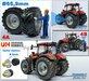 Ø 65.9 x 29.2 mm: CASE PUMA 260/ NH T7.300 BLUE POWER  UH: 2x Brede Banden + ALU. Velgen ALUMINIUM METALIC Gespoten 1:32 Farmmodels Custom Line Series  