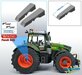 FENDT 942 Wiking ACHTERAS: 2x Vario Grip Afdekkappen set t.b.v. Luchtsysteem ACHTERAS t.b.v. Michelin Axiobib2  Materiaal RESIN Blank geleverd 1:32 
