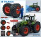 Ø 70.6 x 30.4 mm: FENDT 942 Wiking: 2x Michelin Axiobib2 Banden + Resin Velgen FENDT TERRA-RED ROOD Gespoten geleverd 1:32    Farmmodels Premium Line Series  