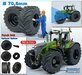 Ø 70.6 x 30.4 mm: FENDT 942 Wiking: 2x Michelin Axiobib2 Banden + RESIN Velgen ZWART GLANS Gespoten geleverd 1:32    Farmmodels Premium Line Series 