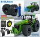 Ø 54.8 x 25.8 mm: JD 8R 410: 2x Michelin Axiobib2 Banden + RESIN Velgen ZWART GLANS gespoten  1:32  Farmmodels Premium Line Series 