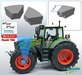 FENDT 728 Wiking VOORAS: 2x Vario Grip Afdekkappen set t.b.v. Luchtsysteem VOORAS t.b.v. Vredestein TRAXION banden Materiaal RESIN Blank geleverd 1:32 