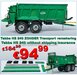 MEGASALE TEBBE HS 240 VERSTUURD ZONDER GARANTIE: TEBBE Tandemasser mestverspreider, geleverd inclusief div. losse assecoires 1:32   NB2B  