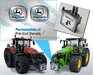 2x metalen plaat JOHN DEERE logo tbv Frontbumper Pré-Cut Decal stickersets 1:32