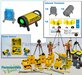 TOPCON TP-L6G Rioollaser set (Laser + Targetschild & houder)  RESIN onderdelen BLANK geleverd +  Pré-Cut Decal stickerset   Farmmodels  1:32                