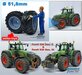 Ø 51.8 x 23.7 mm: Fendt 926/930 WeiseToys: 2x Brede Vooras banden + velgen BLANK geleverd 1:32 Farmmodels Custom Line Series