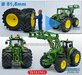 Ø 61.5 mm: JD 6930/ 7430 Wiking: 2x Trelleborg Banden met Resin Velgen JOHN DEERE GEEL Gespoten geleverd 1:32   Farmmodels Custom Line Series  