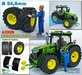 Ø 54.8 x 25.8 mm: JD 7R Series: 2x Michelin Axiobib2 Banden + RESIN Velgen JOHN DEERE GEEL gespoten  1:32  Farmmodels Premium Line Series 