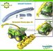 BOUWKIT: LANGE MAÏSPIJP t.b.v. JOHN DEERE (8100 Wiking)   Materiaal RESIN BLANK geleverd 1:32   Treckerle