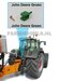 Topdrukcilinder trekhaak / koppeling  JOHN DEERE GROEN met pen, speciaal voor de topdrukcilinderset VMR Veenhuis, 1:32                           