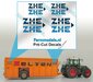 4x ZHE BLAUW logo-set geschikt voor o.a. mestcontainer - Blauw op Transparant Pré-Cut Decals 1:32 Farmmodels.nl