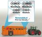 4x VMR Veenhuis ZWART logo-set geschikt voor o.a. mestcontainer - zwart op Transparant Pré-Cut Decals 1:32 Farmmodels.nl