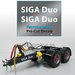 2x SIGA Duo stickers WIT op Transparant 4 mm hoog Pré-Cut Decals 1:32 Farmmodels.nl 