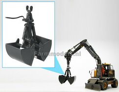 Knijpbak geschikt voor KOPPELSTUK S6/ S60 naar diverse grijpers (o.a.Volvo EWR150E) 1:32   NZG863