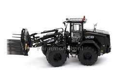 BLACK   JCB 435S Agri Shovel met opklapbare grasvork en snelwissel Lim. Ed. 1500   1:32   Agri Collectables   AT3200183 