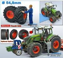 Ø 54.8 x 26.1 mm: FENDT 939 Facelift Wiking: 2x Michelin Axiobib2 Banden + Resin Velgen FENDT ROOD Gespoten geleverd 1:32    Farmmodels Premium Line Series  BEGIN JUNI LEVERBAAR