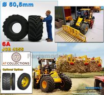 Ø 50.5 x 25.5mm: JCB 435S: 2x Brede banden perfect passend op de JCB 435S originele velgen 1:32