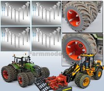 VOLUMEVOORDEEL: 24x FORREZ - GS Schaad systeem lengte ong. 18mm ALUMINIUM gespoten geschikt voor montage dubbellucht set 1:32 