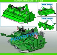BOUWKIT:  AVR GE-Force HD 4 x 75 cm Rijenfrees LET OP: BLANK geleverd, zelf in kleur zetten 1:32  LEVERBAAR BEGIN NOVEMBER 2025