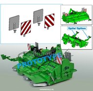 4x BREEDTESCHILDEN met verlichting t.b.v. AVR GeForce incl. Pré-Cut decals  LET OP: BLANK geleverd, zelf in kleur zetten 1:32  LEVERBAAR BEGIN NOVEMBER 2025