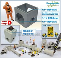 1x INSPECTIEPUT VORM D-BM aansluiting 1x Ø 