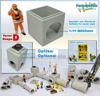 1x INSPECTIEPUT VORM D-BM aansluiting 1x Ø 