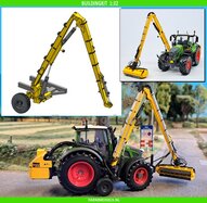 BOUWKIT: HERDER GRENADIER 513LS ARM + FRAME (Universeel plaatsing) Resin, BLANK geleverd incl Pré-Cut Decal Stickers 1:32  