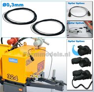  Ø 0.3 mm x 200 cm: VERLICHTINGSKABEL t.b.v. werk-verlichting, contactdoos en stekkers etc.  1:32 