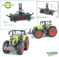 FRONTGEWICHT met 3-PUNTS Aansluiting met CLAAS logo. Materiaal: RESIN in kleur geleverd  1:32   Treckerle